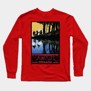 Visit Hawkins, Indiana Long Sleeve T-Shirt